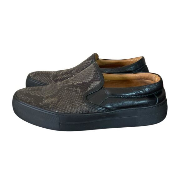 Barneys New York Black Leather Loafers Slip-Ons Men’s Size 8 main image 7